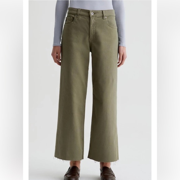 AG Saige Wide Leg Crop- Rosemary - Picture 1 of 3